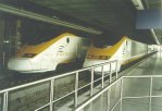 2 spravy TGV Eurostar v st. SNCB/NMBS Bruxelles-Midi/Brussel-Zuid